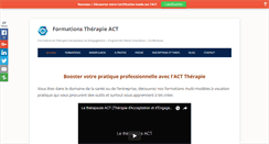 Desktop Screenshot of act-therapie.com