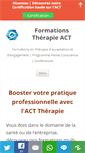 Mobile Screenshot of act-therapie.com